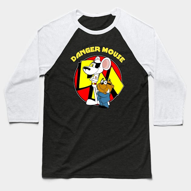 danger mosue Baseball T-Shirt by FIRENIC